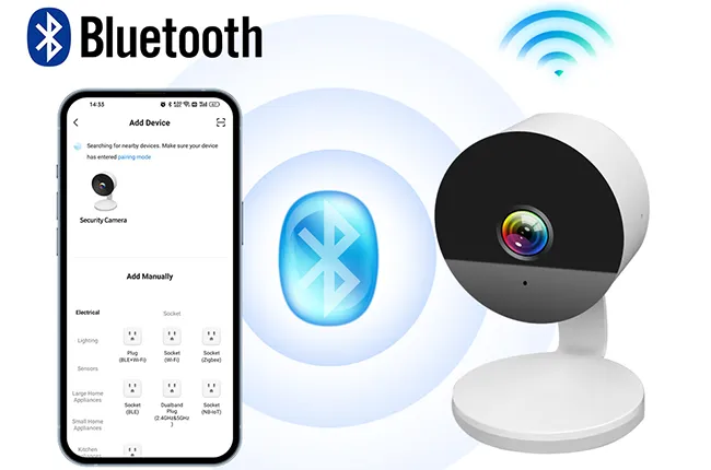 Dual Bluetooth & WiFi Connection + 256G Local Storage
