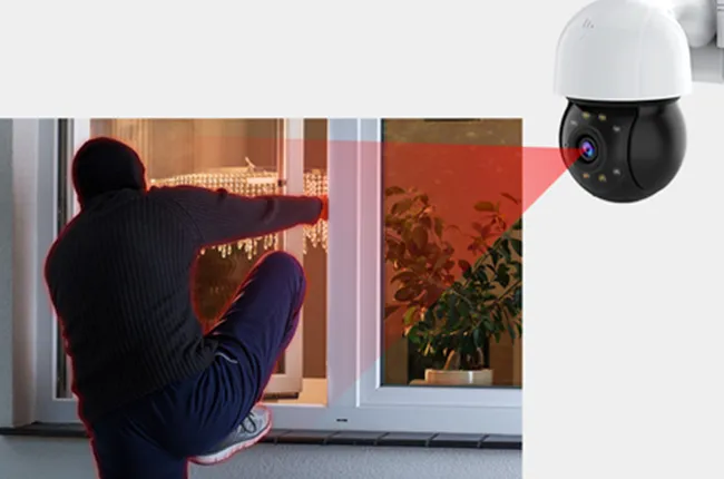 1080P HD & Full-Color Night Vision, Clear Day & Night Shooting