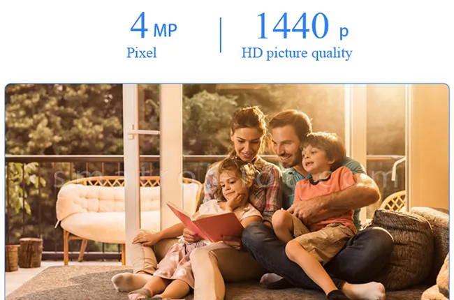 4MP Ultra-Clear HD Image Quality