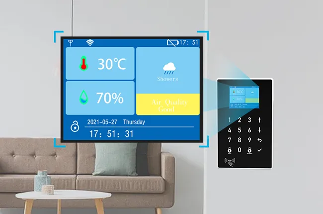 Multi-Functional Capacitive Touch TFT Color Display