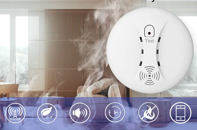Omni-directional 24H High-sensitivity Smoke Detection