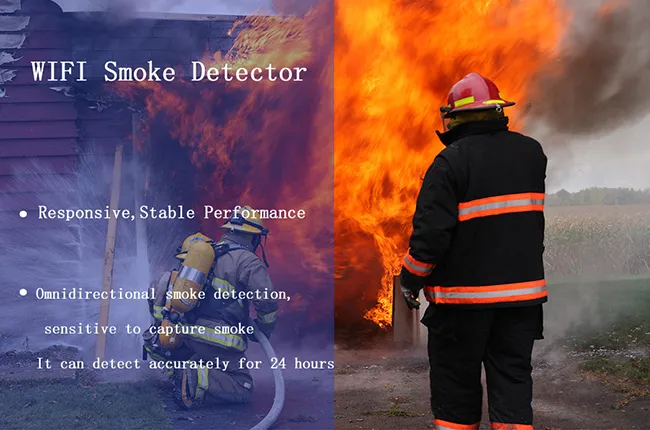 24h Omnidirectional High-Sensitivity Smoke Detection
