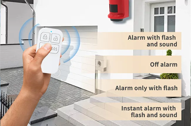4 Modes Remote Arm & Disarm Control