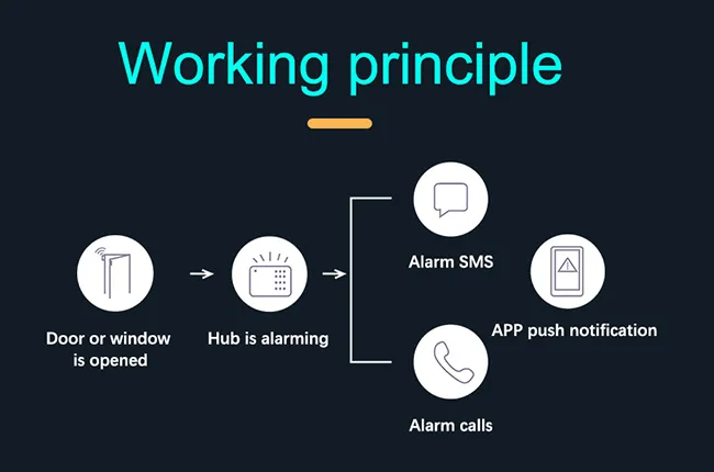 Instant Open/Close Detection & Multi-channel Alarm Alert