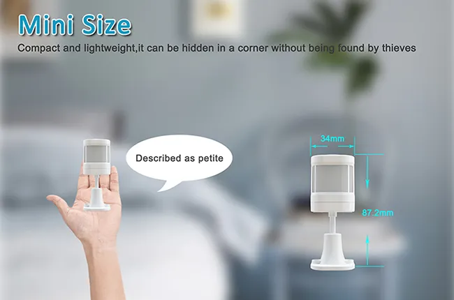 Mini Hidden Size & Flexible Rotatable Bracket