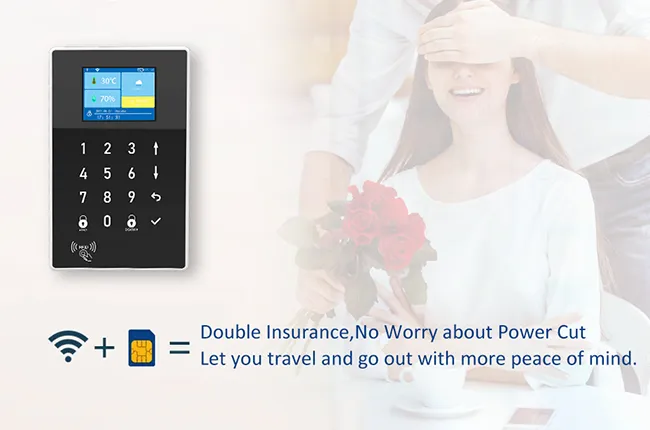 Dual WiFi+GSM Double Insurance Design