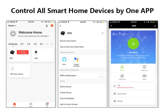 Multilingual System & Intuitive All-in-One APP Control
