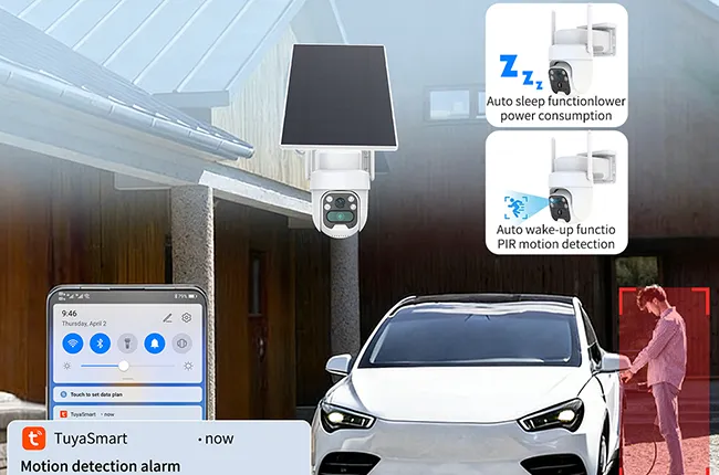 PIR Human Detection & Auto Motion Tracking
