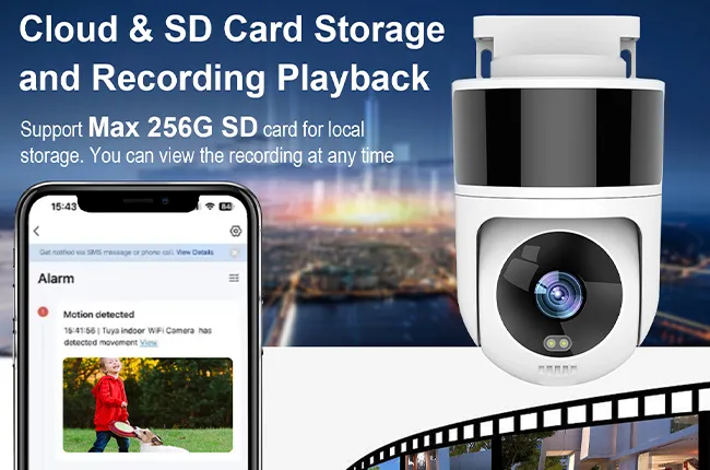 8MP HD Image & Dual-Mode Full Color Night Vision