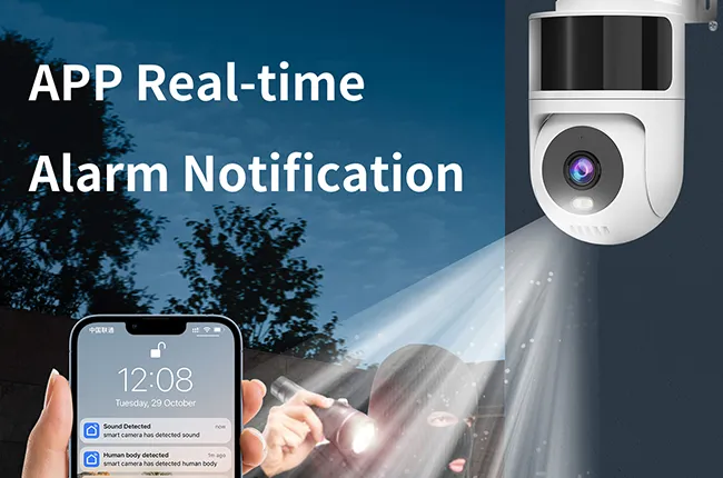 Human Detection + Instant APP Alarm Notification