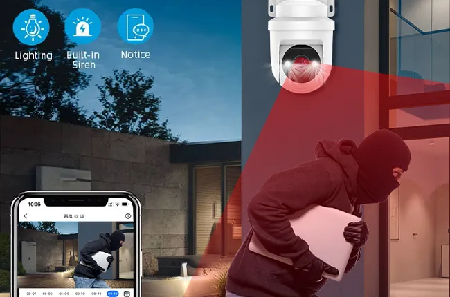Auto Object Tracking & PTZ Pan Tilt Control