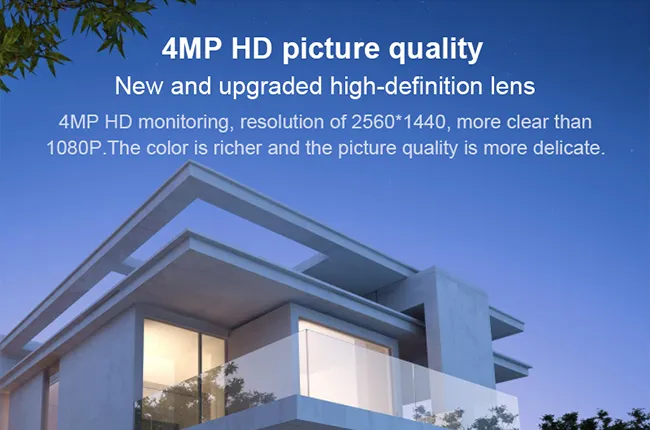 Ultra Clear 4MP HD Image Quality