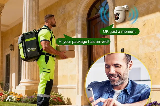 Two-Way Audio & Instant Motion Alarm