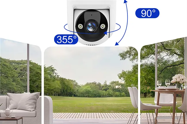 355°×90° Omni-Directional PTZ All-Round Coverage