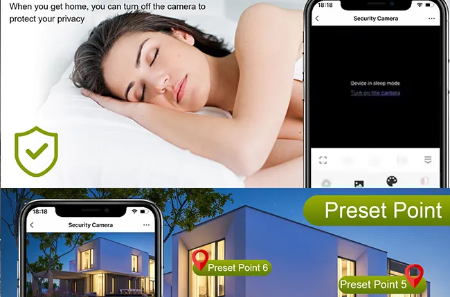 Privacy Protection, Preset Points & Local Storage