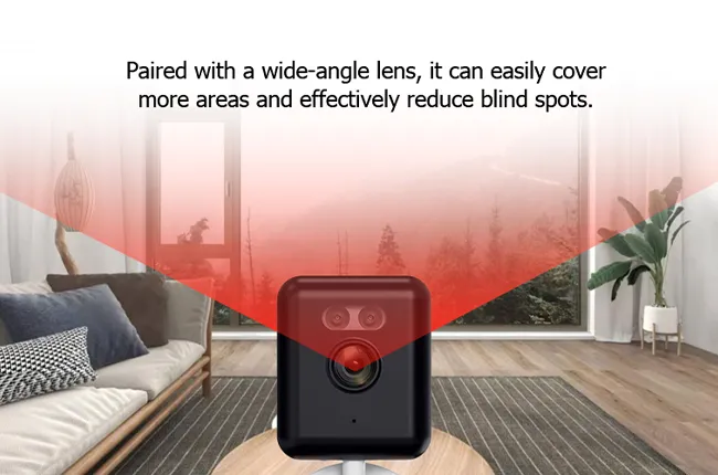 Wide-Angle Lens + 24/7 Non-Stop Monitoring