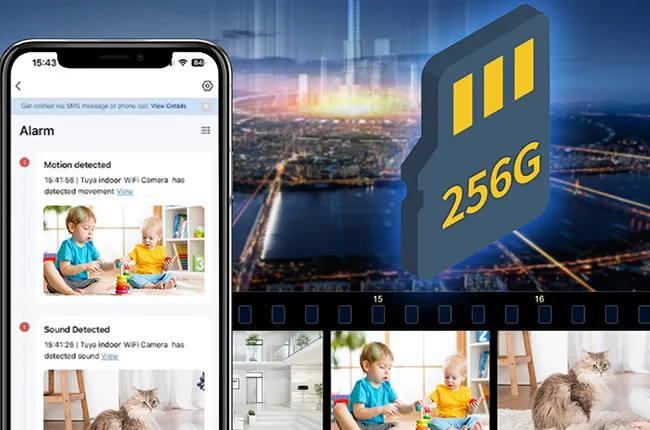 BLE Fast Connection & Max 256G Local Storage