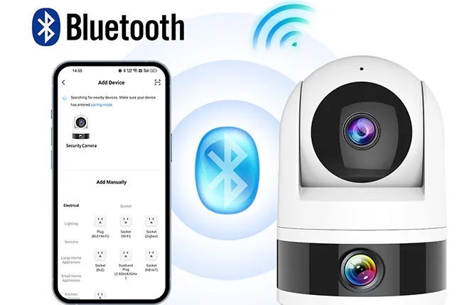 Bluetooth Quick Pairing & Local TF Card Storage