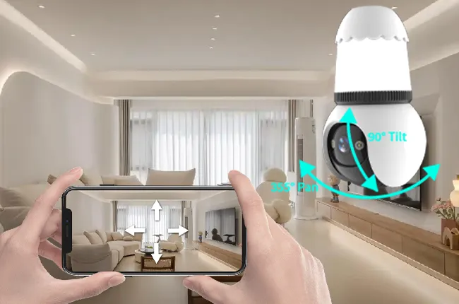 4MP QHD PTZ Pan‑Tilt Monitoring