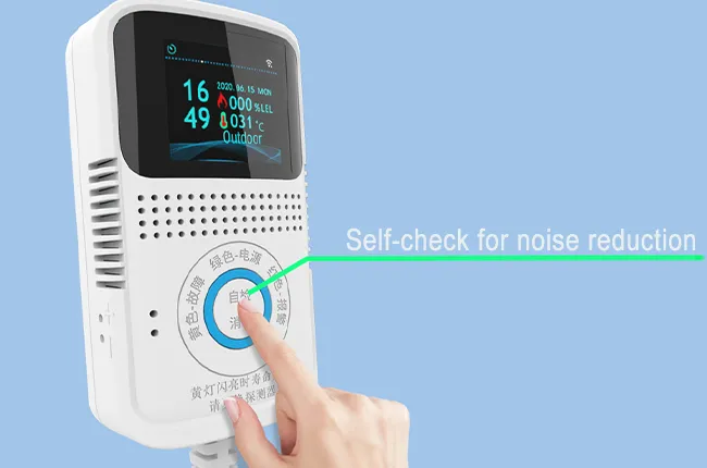 Built‑in Self‑Check & Mute Function