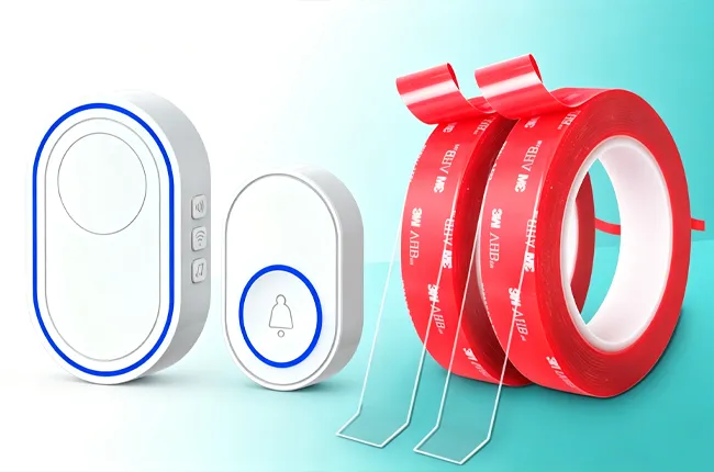 Easy 3M Adhesive Installation & Ultra‑Long Battery Life