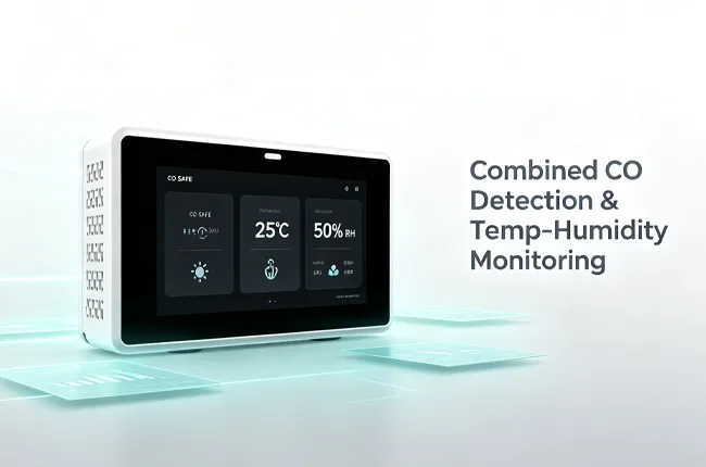 Combined CO Detection & Temp‑Humidity Monitoring