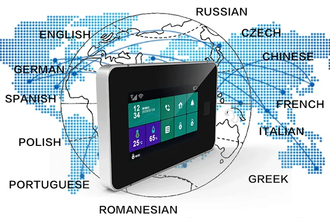 12‑Language Support & Dual Phone‑SMS Remote Notification