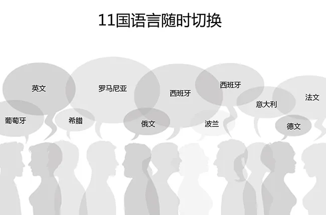 11 国语言切换，设备状态智能提醒